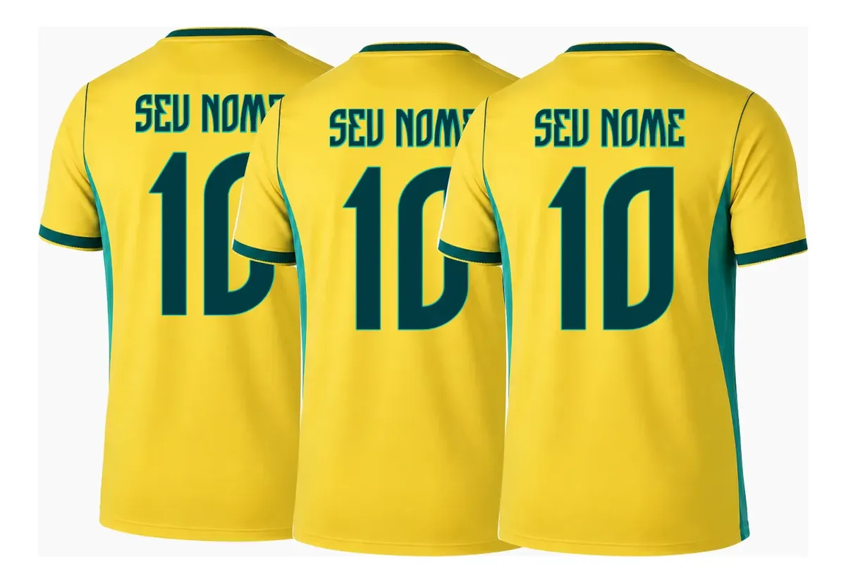 Camiseta Verde Bandeira - P ao GG (100% Algodão)